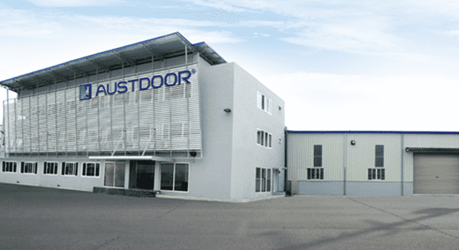 Hình ảnh một xưởng sản xuất của Austdoor